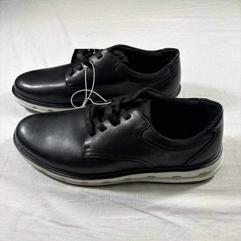 Lands' End Sport Oxford Mens 10.5 Black NEW